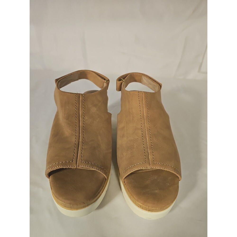 Soul by Naturalizer Sandals Shoes Women Sz 8M Tan Wedge